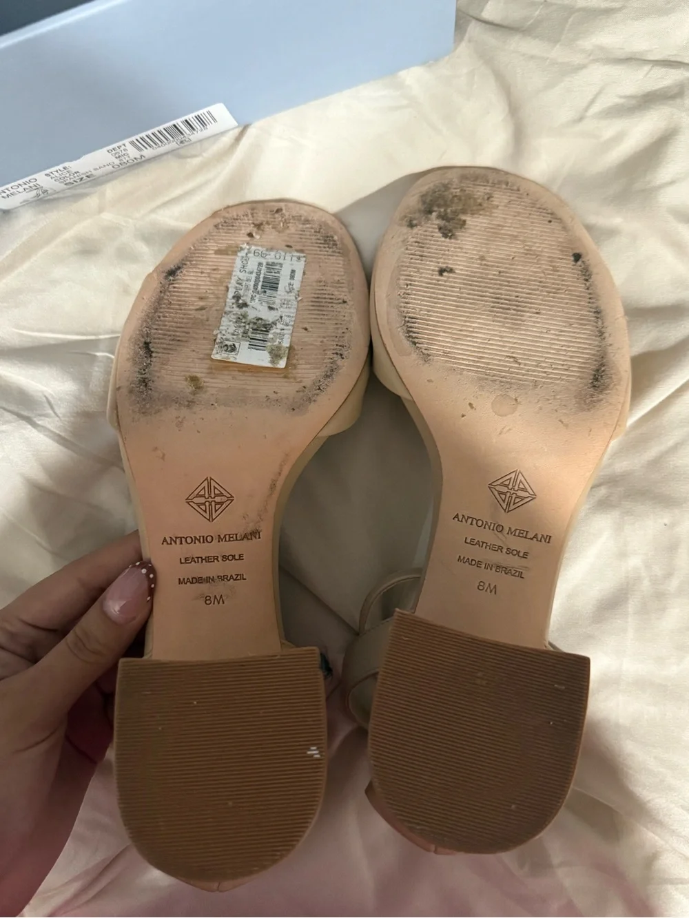 Antonio Melani heels used once size 8